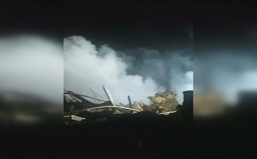 Пулковские горы: новый пожар случился на свалке «Мехуборки», которую закрыли 