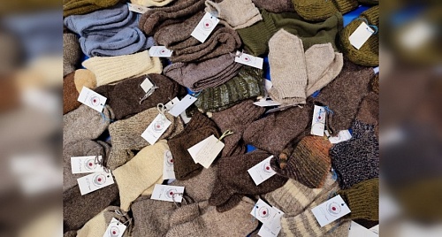 Женщины из Сертолово вязаными носками помогут участникам СВО согреться | ИА Точка Ньюс