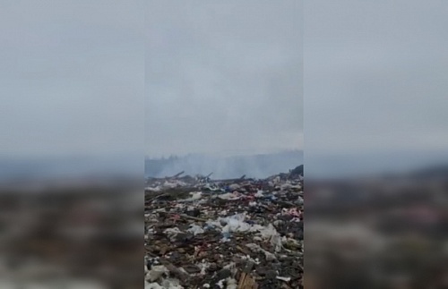 Открытое горение на полигоне «Вырицкий» под Гатчиной ликвидировали | ИА Точка Ньюс