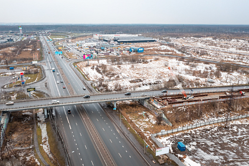 Новый путепровод над Мурманским шоссе начали строить на выезде из Кудрово | ИА Точка Ньюс