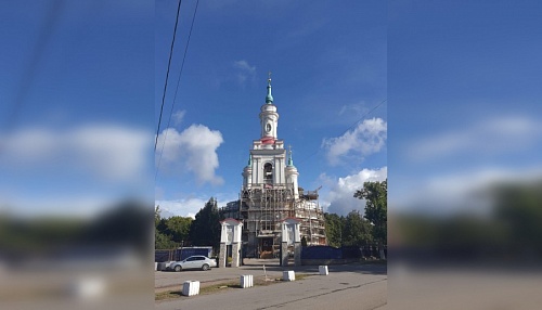 Фасадные работы в Екатерининском соборе в Кингисеппе завершат в октябре | ИА Точка Ньюс