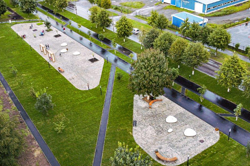 Два новых общественных пространства появились в Ленобласти | ИА Точка Ньюс