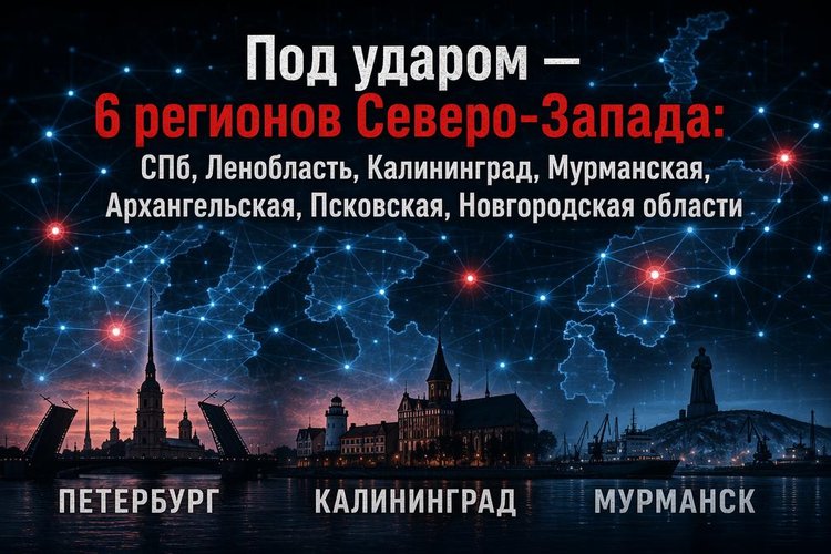 Карта Северо-Запада, Финляндия обрезает кабели