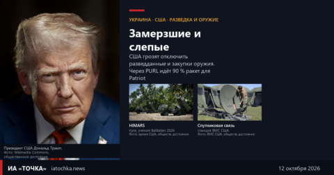 Разведданные для Украины и закупки оружия: Дональд Трамп, пуск HIMARS и станция спутниковой связи. Коллаж ИА «Точка»